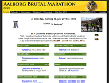 Tablet Screenshot of marathoniaalborg.dk